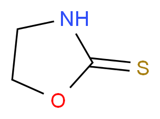 1,3-oxazolane-2-thione_分子结构_CAS_)