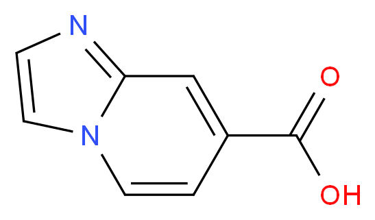 Imidazo[1,2-a]pyridine-7-carboxylic acid_分子结构_CAS_648423-85-2)