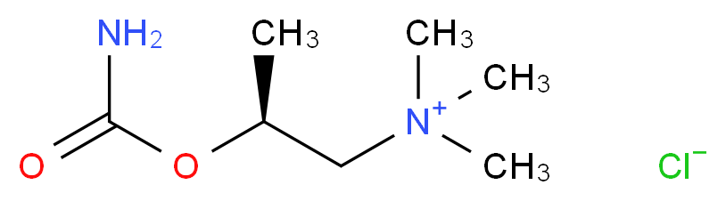 (2S)-1-(trimethylazaniumyl)propan-2-yl carbamate chloride_分子结构_CAS_944538-50-5
