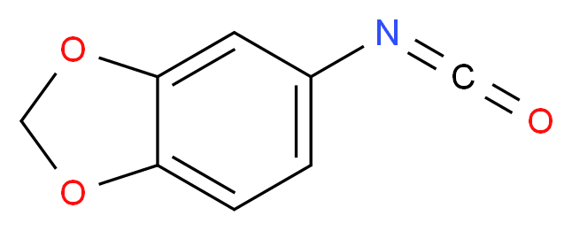 5-Isocyanato-1,3-benzodioxole_分子结构_CAS_69922-28-7)