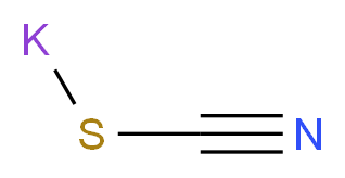 (potassiosulfanyl)carbonitrile_分子结构_CAS_333-20-0