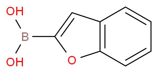苯并[b]呋喃-2-硼酸_分子结构_CAS_98437-24-2)