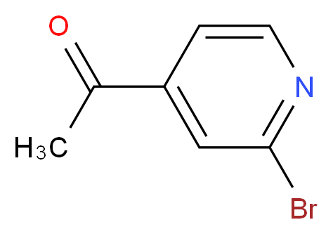 1-(2-bromopyridin-4-yl)ethan-1-one_分子结构_CAS_139042-59-4