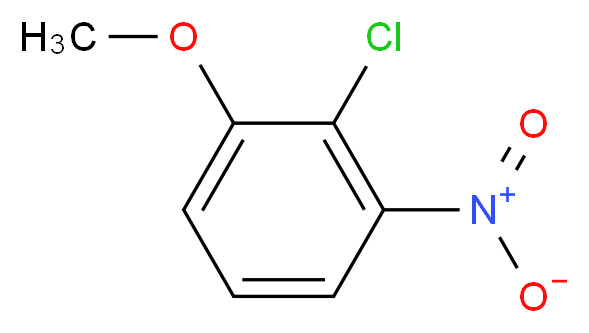 2-Chloro-1-methoxy-3-nitrobenzene_分子结构_CAS_3970-39-6)