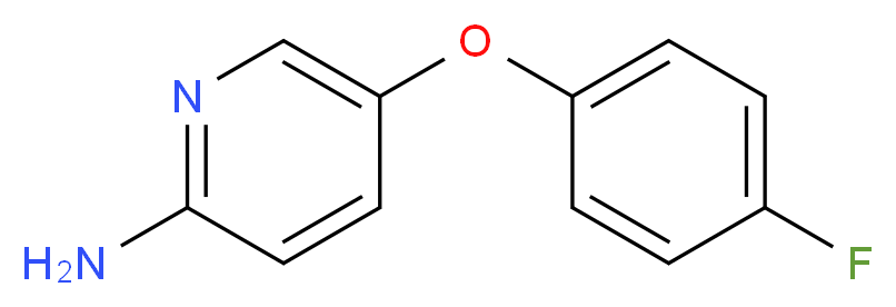5-(4-fluorophenoxy)pyridin-2-amine_分子结构_CAS_)