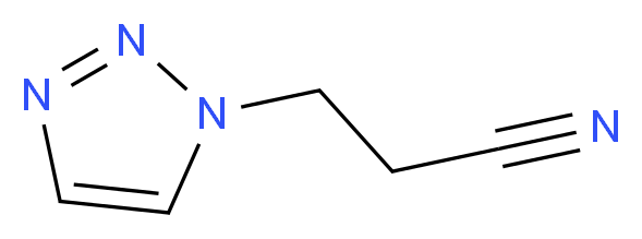 3-(1H-1,2,3-triazol-1-yl)propanenitrile_分子结构_CAS_4320-92-7)