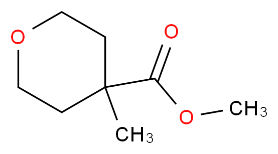 methyl 4-methyloxane-4-carboxylate_分子结构_CAS_443912-70-7