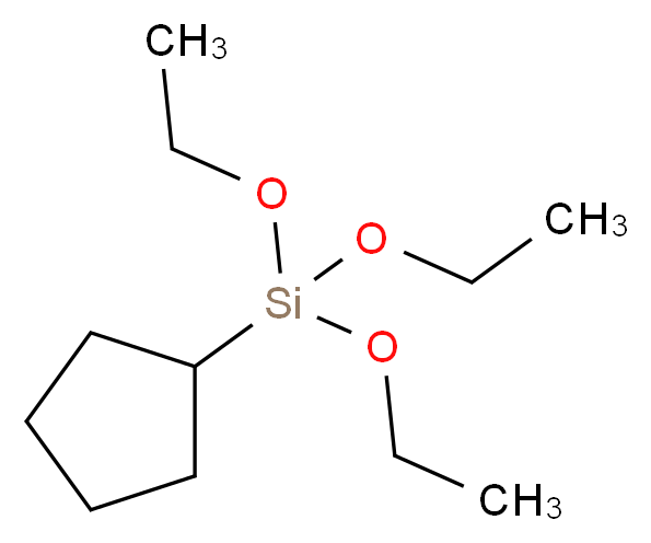 cyclopentyltriethoxysilane_分子结构_CAS_154733-91-2