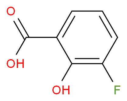 3-Fluoro-2-hydroxybenzoic acid_分子结构_CAS_341-27-5)