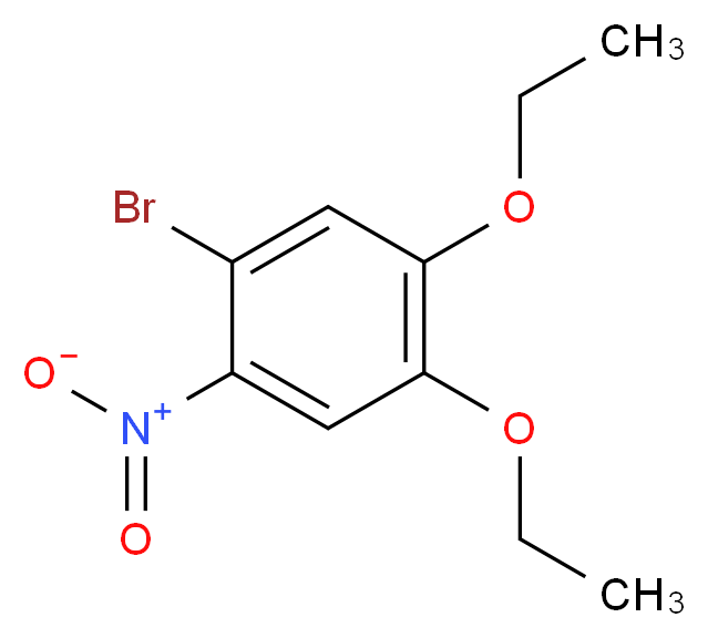 1-bromo-4,5-diethoxy-2-nitrobenzene_分子结构_CAS_73775-84-5)