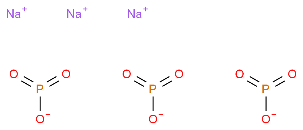 三偏磷酸钠_分子结构_CAS_7785-84-4)