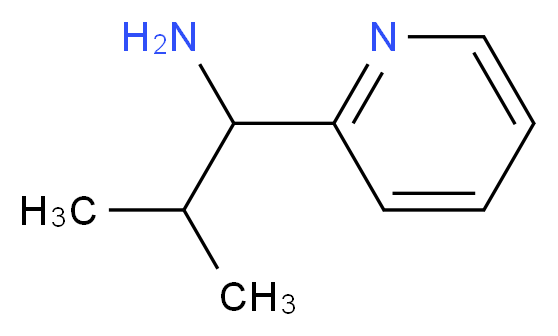 (2-methyl-1-pyridin-2-ylpropyl)amine_分子结构_CAS_58088-72-5)