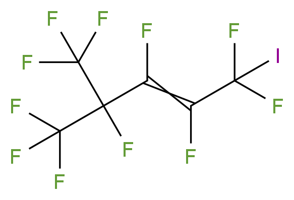 1-Iodo-4-(trifluoromethyl)octafluoropent-2-ene 97%_分子结构_CAS_120695-78-5)