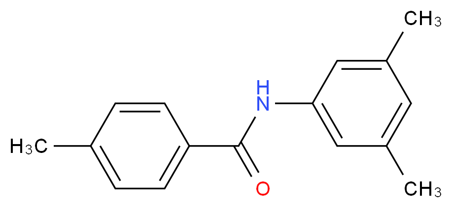 N-(3,5-Dimethylphenyl)-4-methylbenzamide_分子结构_CAS_326898-77-5)