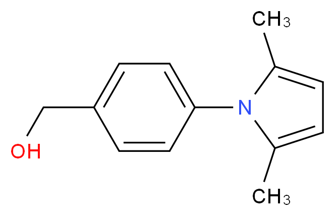 [4-(2,5-Dimethyl-1H-pyrrol-1-yl)phenyl]methanol_分子结构_CAS_773870-17-0)