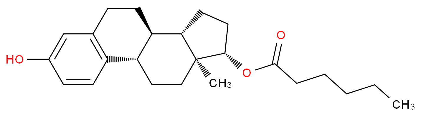 Estradiol 17-Hexanoate_分子结构_CAS_71764-18-6)
