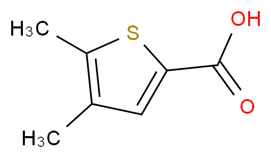 4,5-dimethylthiophene-2-carboxylic acid_分子结构_CAS_)