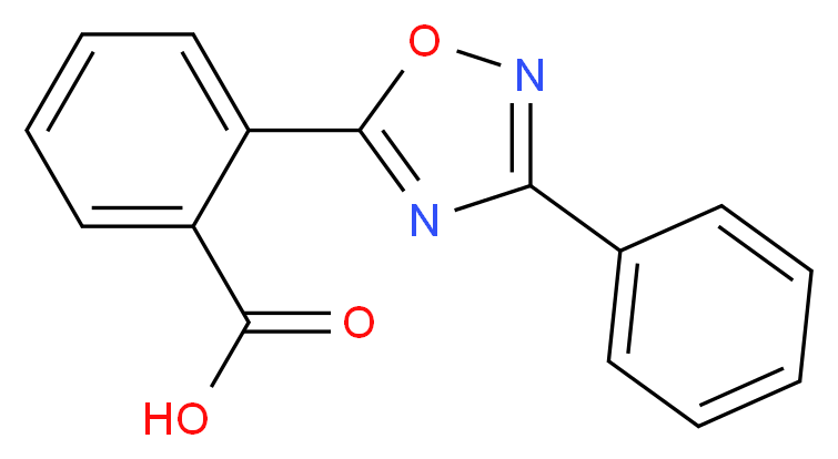 2-(3-phenyl-1,2,4-oxadiazol-5-yl)benzoic acid_分子结构_CAS_60510-51-2)