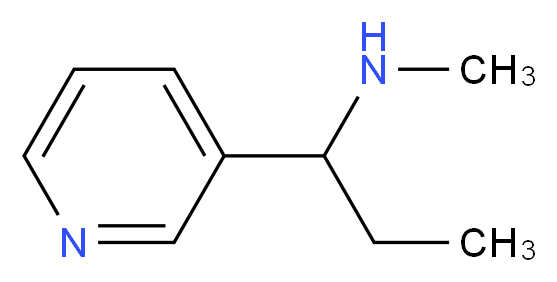 N-methyl-1-(3-pyridinyl)-1-propanamine_分子结构_CAS_959239-30-6)