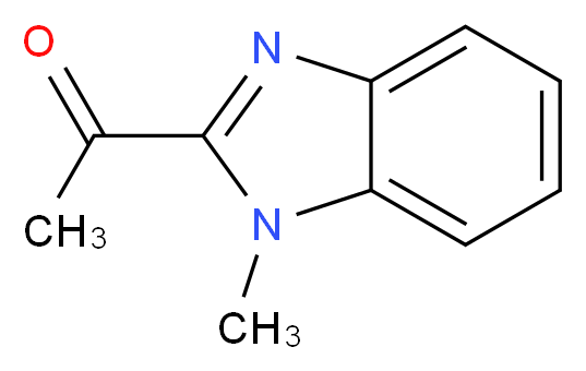 1-(1-methyl-1H-benzimidazol-2-yl)ethanone_分子结构_CAS_942-25-6)