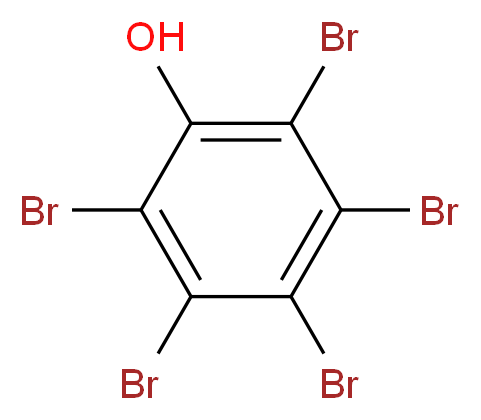 pentabromophenol_分子结构_CAS_608-71-9