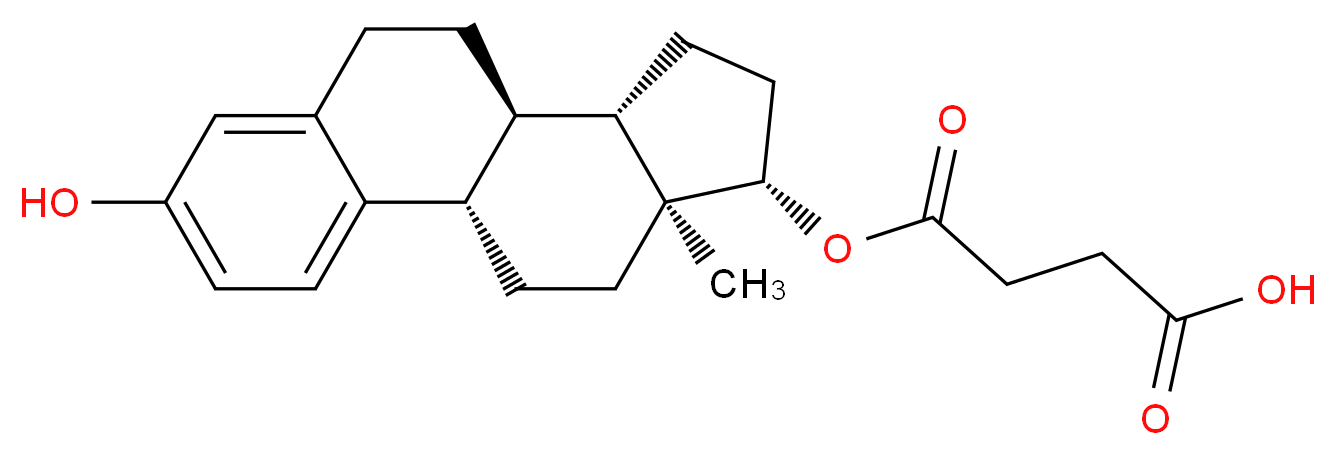 β-Estradiol 17-hemisuccinate_分子结构_CAS_7698-93-3)