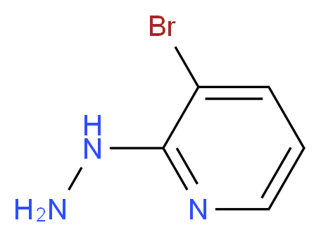 3-Bromo-2-hydrazinylpyridine_分子结构_CAS_54231-41-3)