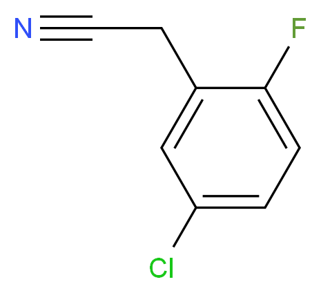 5-Chloro-2-fluorophenylacetonitrile_分子结构_CAS_)