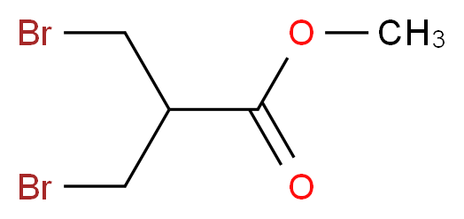 3-溴-2-(溴甲基)丙酸甲酯_分子结构_CAS_22262-60-8)