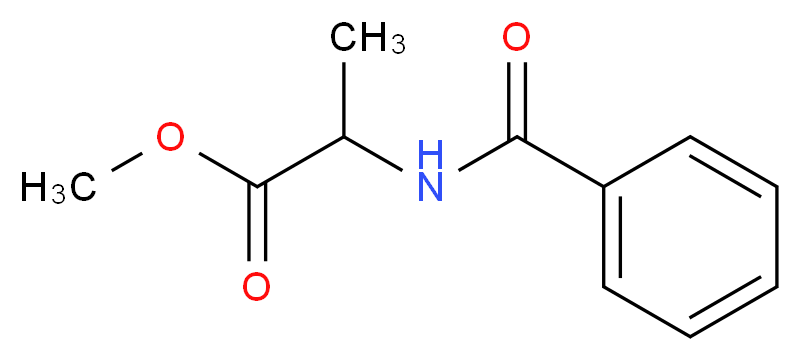 methyl 2-(phenylformamido)propanoate_分子结构_CAS_7244-67-9