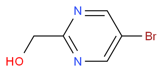 (5-bromopyrimidin-2-yl)methanol_分子结构_CAS_22433-12-1