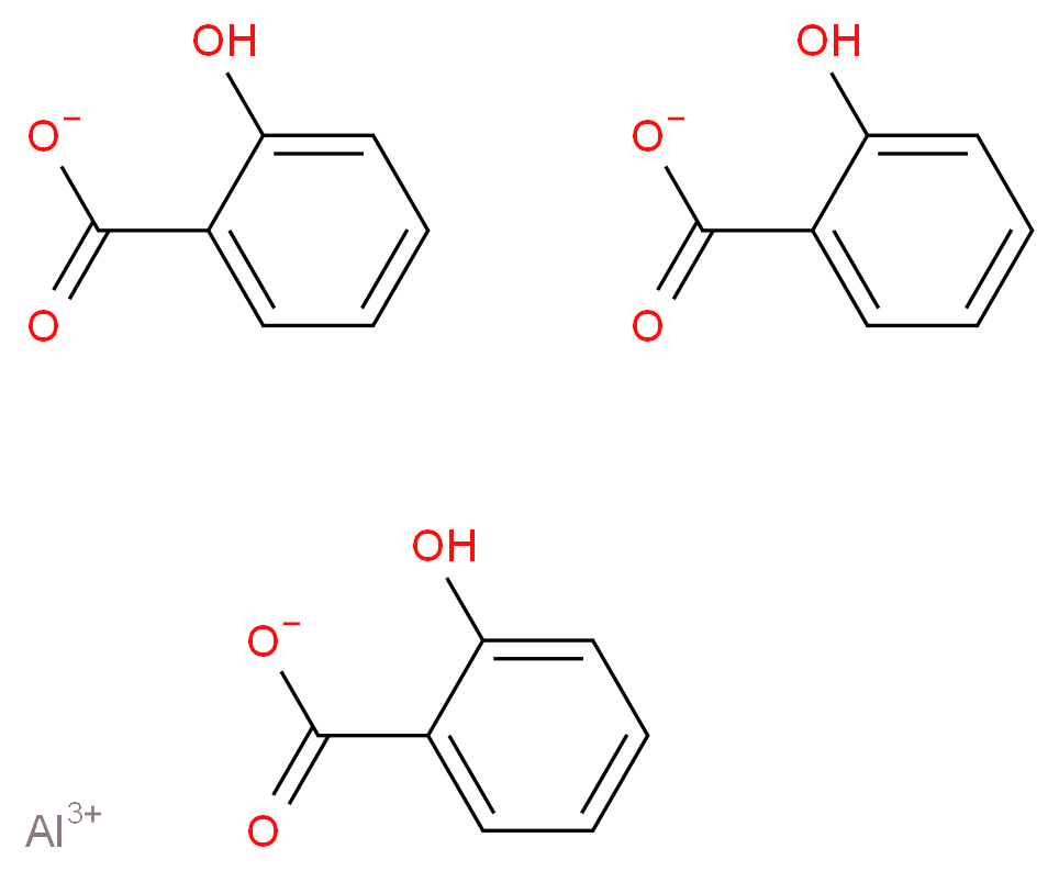 ALUMINUM SALICYLATE_分子结构_CAS_15479-57-9)