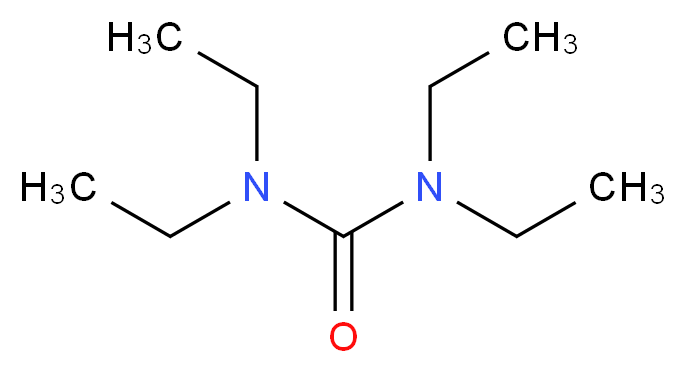 1,1,3,3-tetraethylurea_分子结构_CAS_1187-03-7