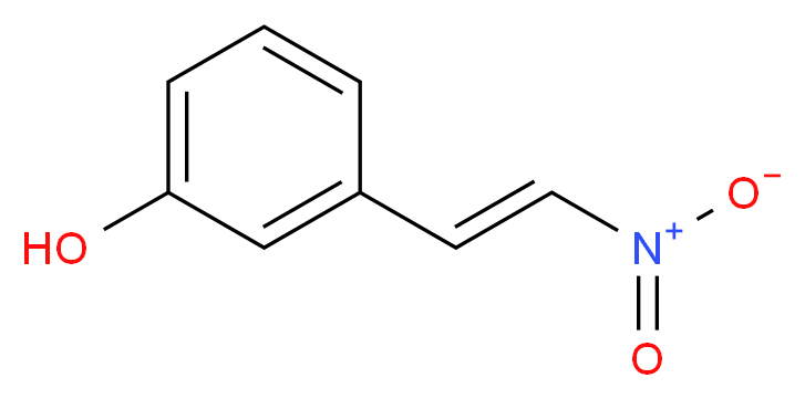 3-[(E)-2-nitroethenyl]phenol_分子结构_CAS_3156-44-3