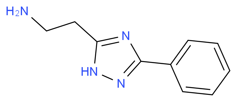 2-(3-phenyl-1H-1,2,4-triazol-5-yl)ethanamine_分子结构_CAS_61012-39-3)