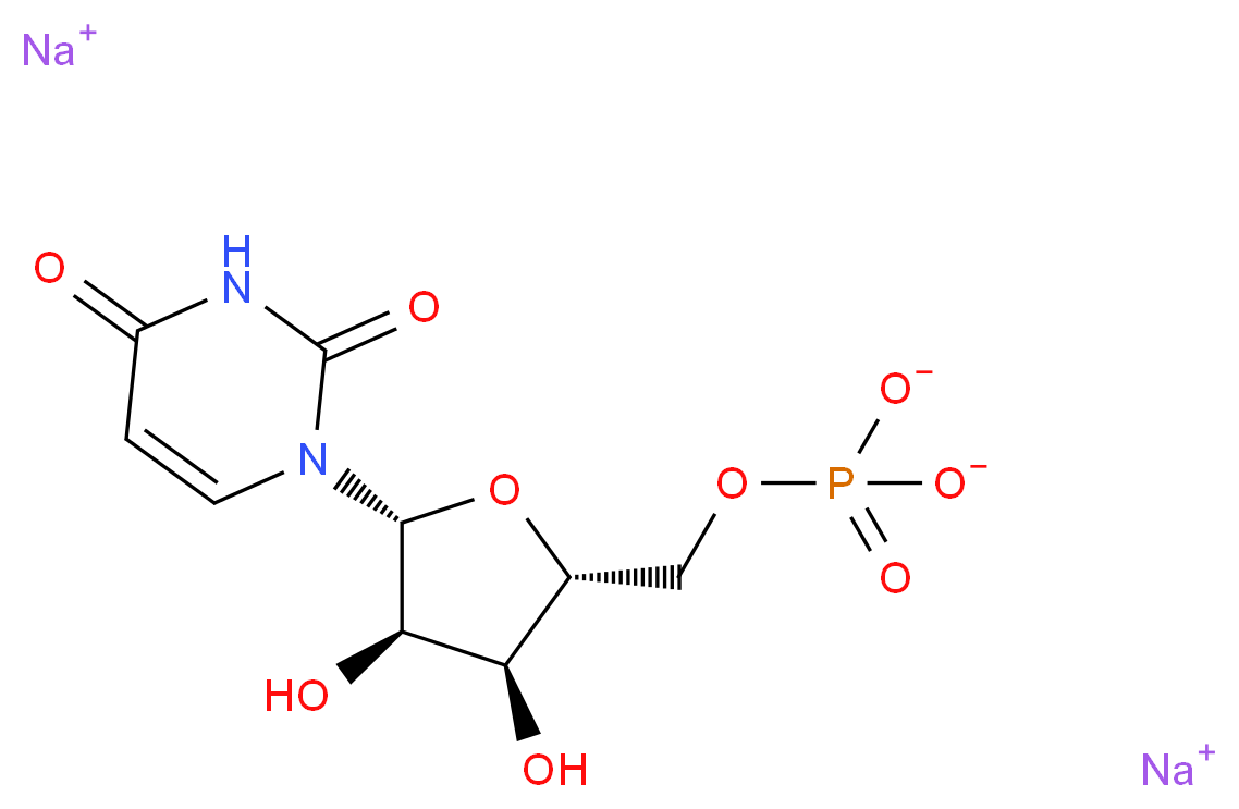 Uridine 5′-monophosphate disodium salt_分子结构_CAS_3387-36-8)