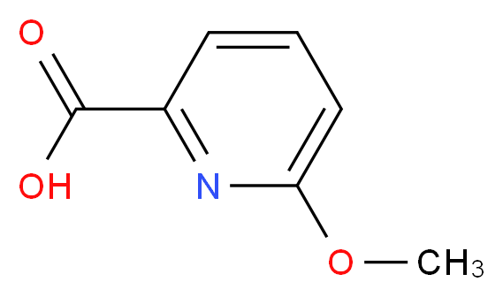 6-methoxypyridine-2-carboxylic acid_分子结构_CAS_26893-73-2