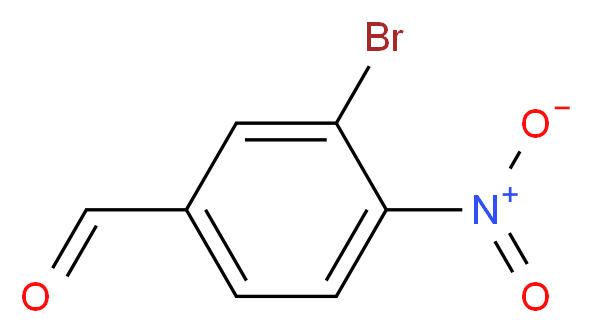 3-bromo-4-nitrobenzaldehyde_分子结构_CAS_101682-68-2