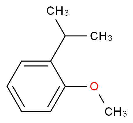 2-异丙基苯甲醚_分子结构_CAS_2944-47-0)