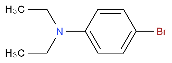 4-bromo-N,N-diethylaniline_分子结构_CAS_2052-06-4