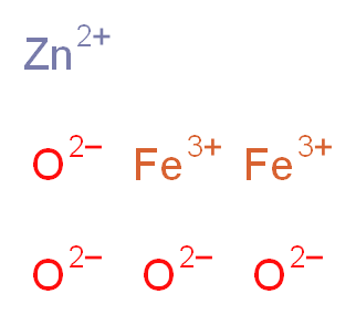 氧化铁锌_分子结构_CAS_12063-19-3)