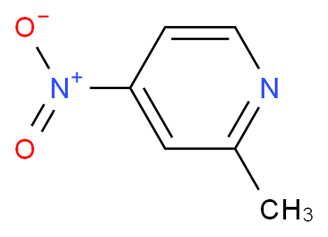 2-Methyl-4-nitropyridine_分子结构_CAS_13508-96-8)