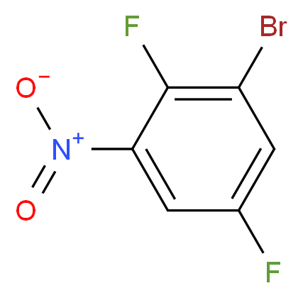 1-bromo-2,5-difluoro-3-nitrobenzene_分子结构_CAS_741721-51-7