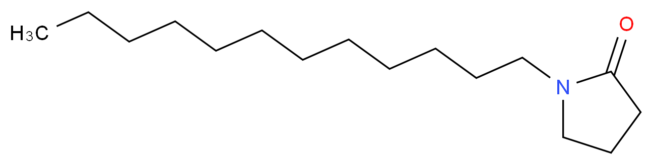 1-dodecylpyrrolidin-2-one_分子结构_CAS_2687-96-9