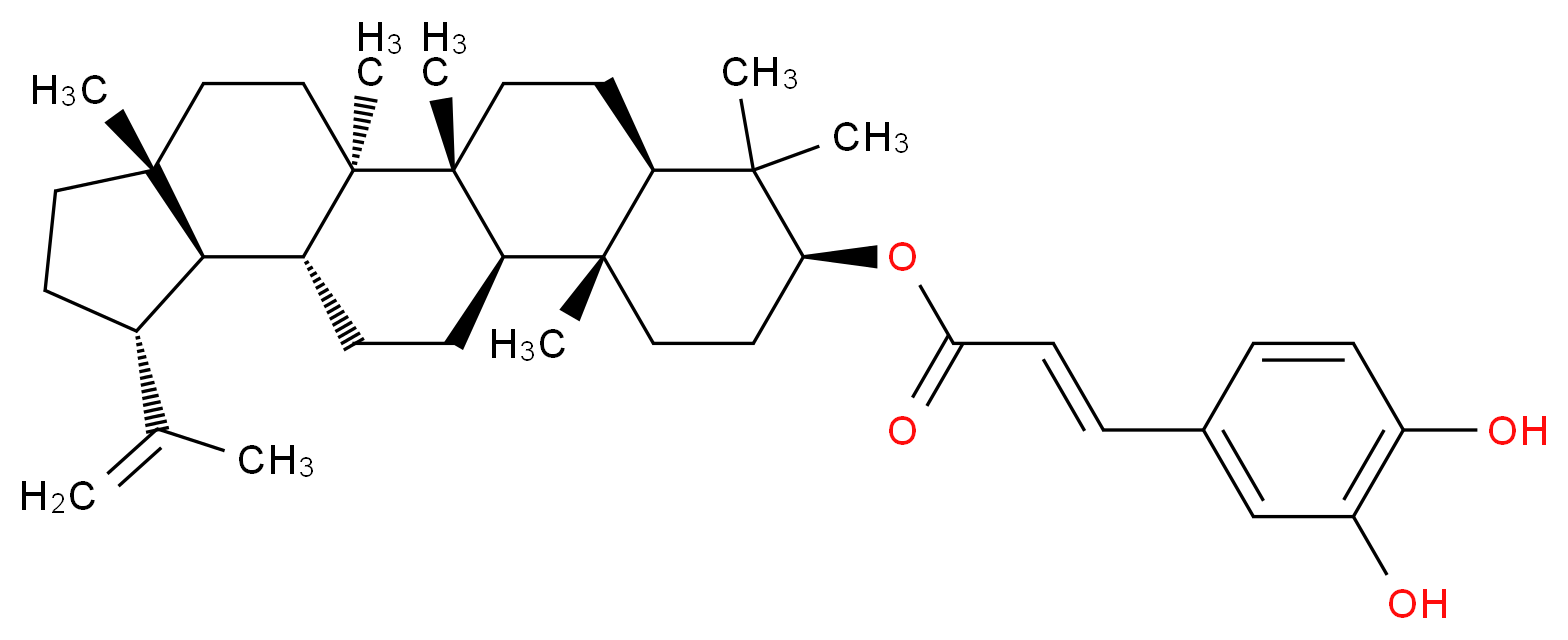 Lupeol caffeate_分子结构_CAS_103917-26-6)