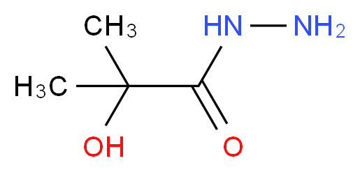 2-Hydroxy-2-methylpropanohydrazide_分子结构_CAS_)