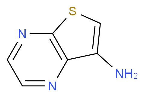 7-Aminothieno[2,3-b]pyrazine 95%_分子结构_CAS_59944-75-1)
