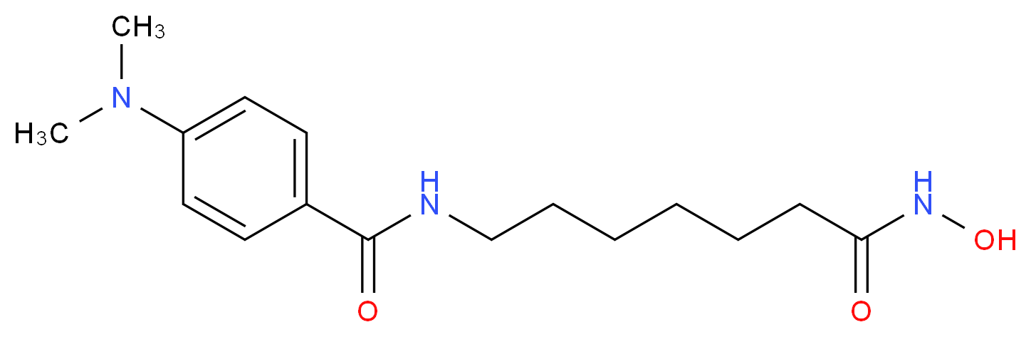 N-Hydroxy-7-(4-dimethylaminobenzoyl)aminoheptanamide_分子结构_CAS_251456-60-7)