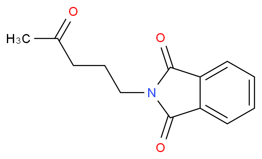 2-(4-oxopentyl)-2,3-dihydro-1H-isoindole-1,3-dione_分子结构_CAS_)