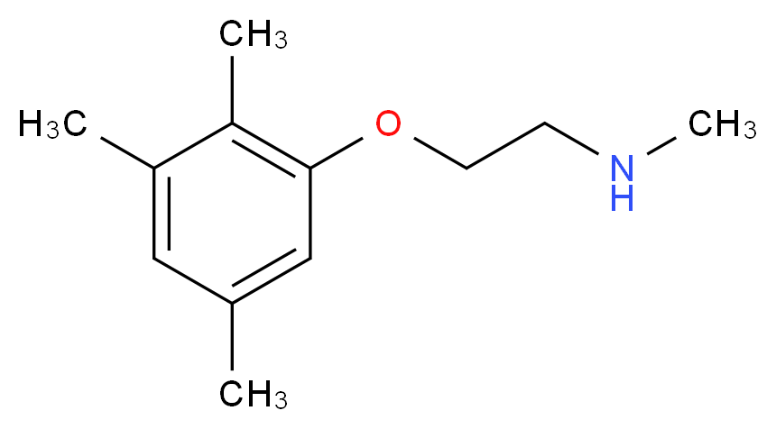 methyl[2-(2,3,5-trimethylphenoxy)ethyl]amine_分子结构_CAS_915923-38-5